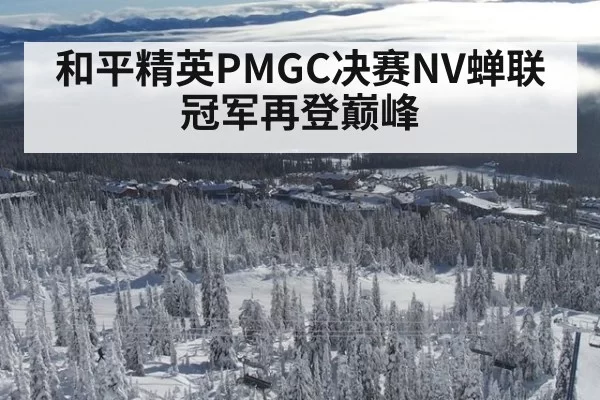 和平精英PMGC决赛NV蝉联冠军再登巅峰